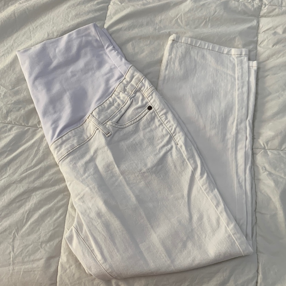 Boden white maternity jeans